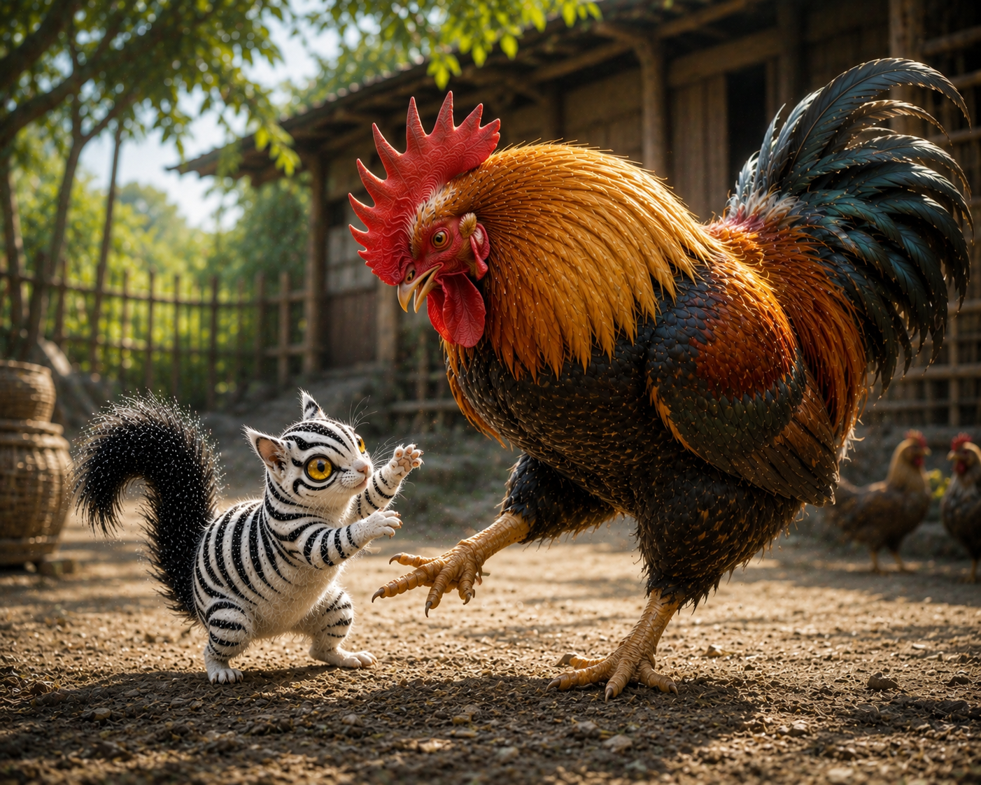 FARMYARD DUEL，Amberstripe AI 异兽影像