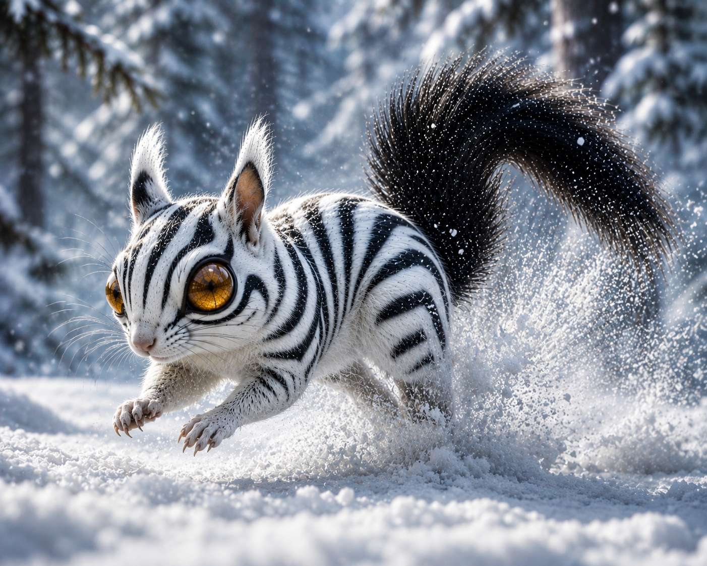 SNOW SPRINT，Amberstripe AI 异兽影像